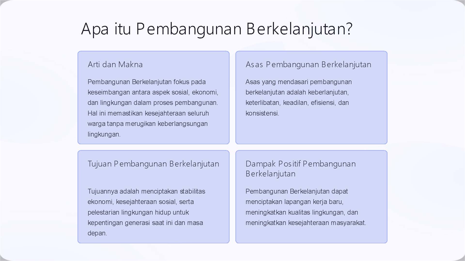 Pembangunan Berkelanjutan - Riset Inovasi Daerah Indonesia (RiDI)